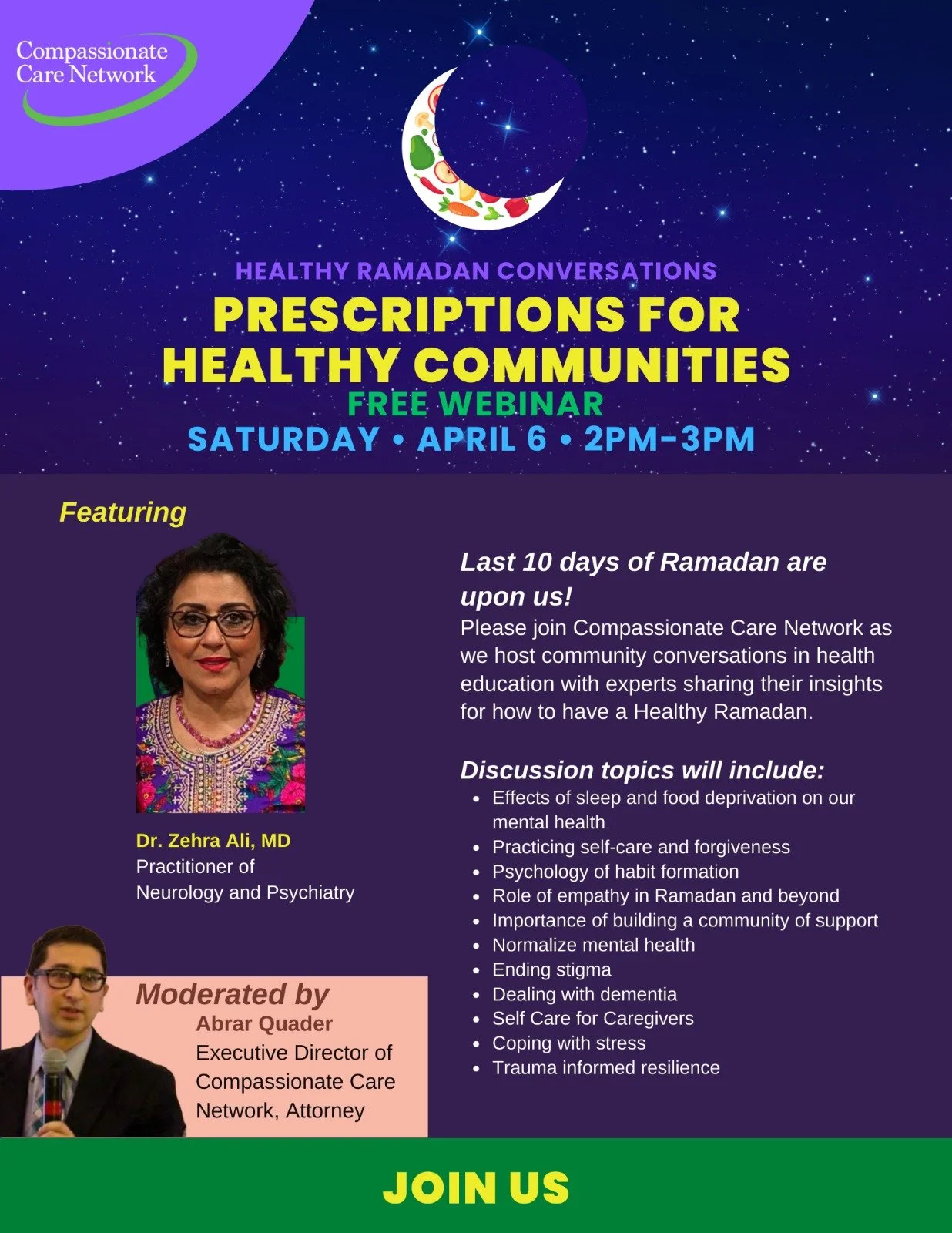 Compassionate Care Network: Healthy Ramadan Conversations