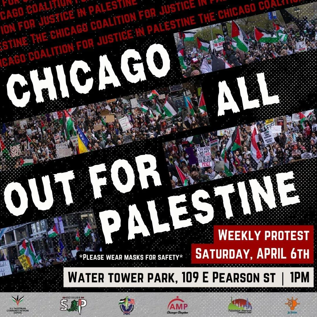 The Chicago Coalition for Justice in Palestine: Chicago All Out For Palestine