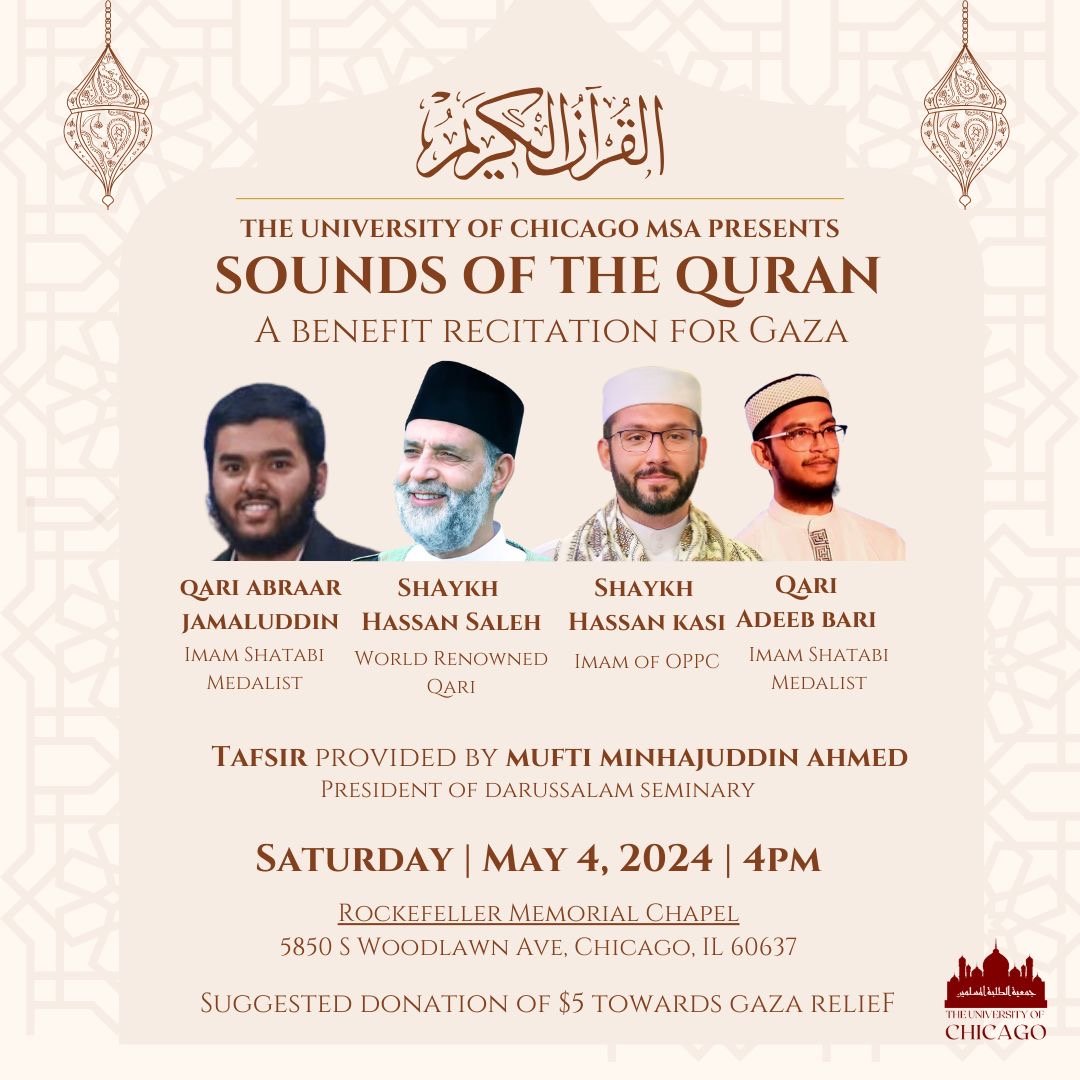 University of Chicago MSA Presents Sounds of the Quran