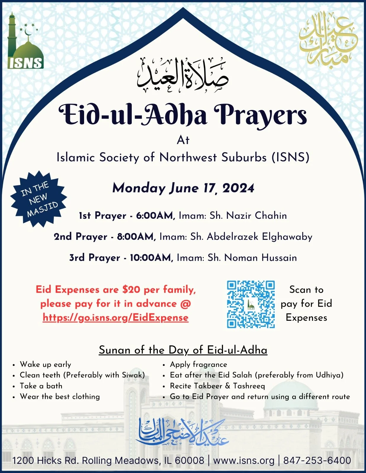 ISNS Eid ul-Adha Prayer