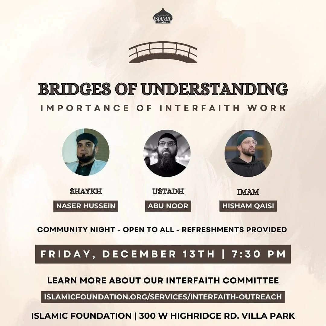 Bridges of Understanding: Importance of Interfaith Work