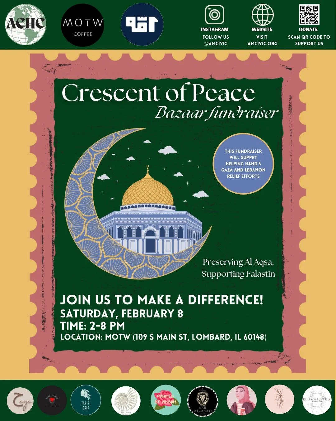 Crescent of Peace Bazaar Fundraiser