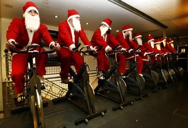 Ejercicios  para estar en forma en navidad 