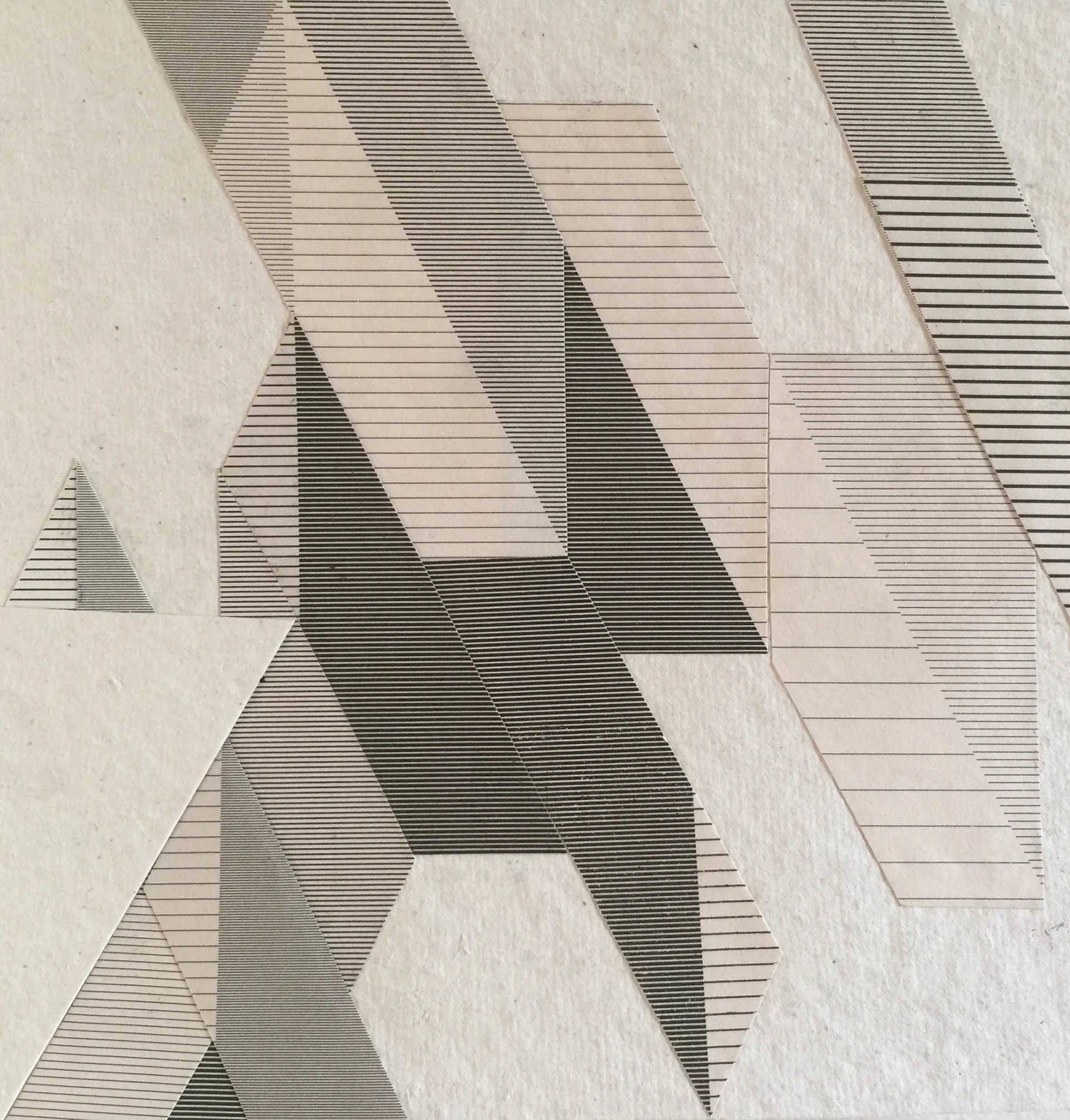 Biggs and Collings - Collage II for study for Out of Heaven (2017)