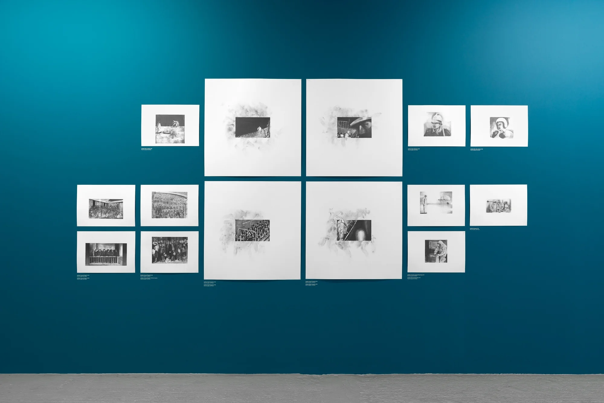 Installation view of Marc Bauer, Mal Ȇtre / Performance. Image: Eva Herzog. Courtesy the artist and Drawing Room, London