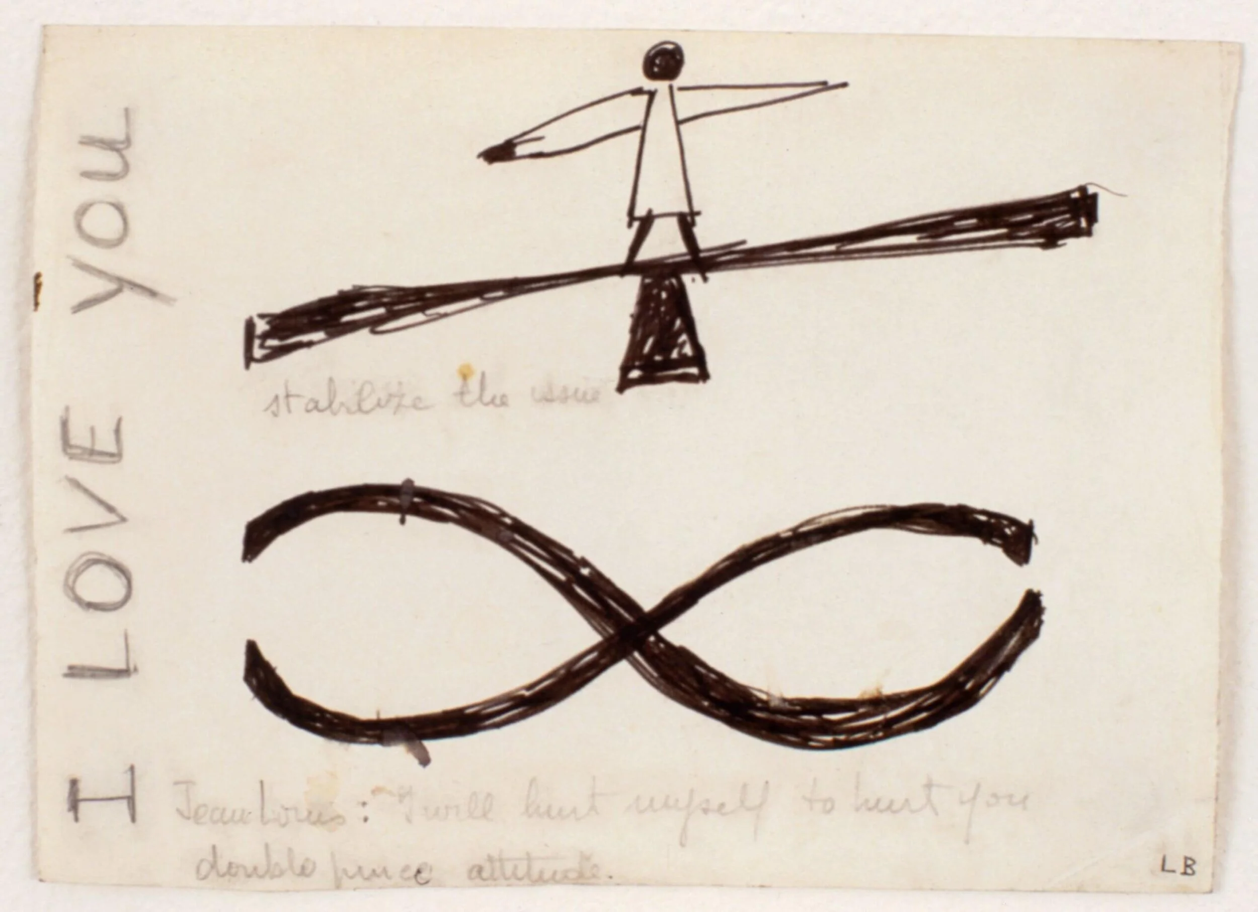 Louise Bourgeois, Untitled, 1960. Image courtesy of Hauser & Wirth
