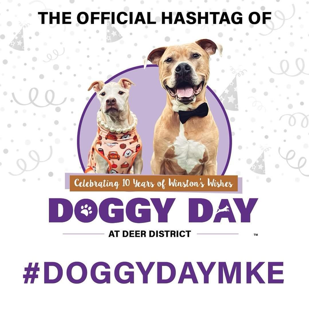 We can&rsquo;t wait to see all of your photos during Doggy Day at Dear District tomorrow!! If you post be sure to tag us so we can reshare and use the hashtag #doggydaymke 🤩

T-minus 12.5 hours until our biggest event of the year! 🙌🏼✨

#doggydaymk