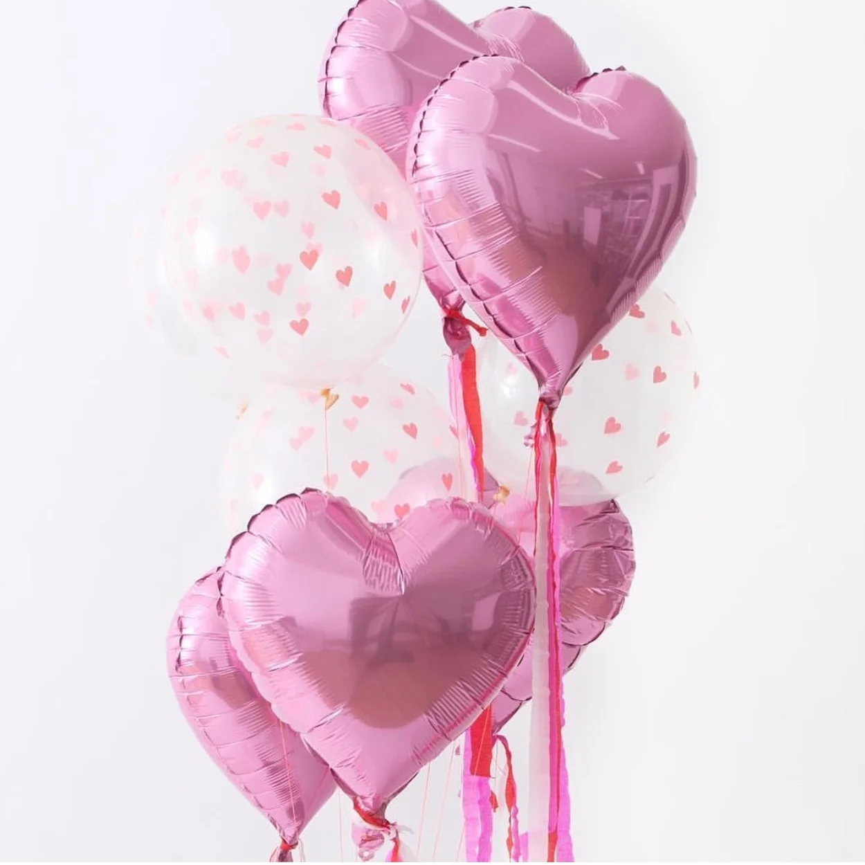 Heart Shaped Balloons From Kit