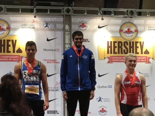 Aneel Gillan 2019 Gold Medallist in U18 National Indoor Pentathlon Championships