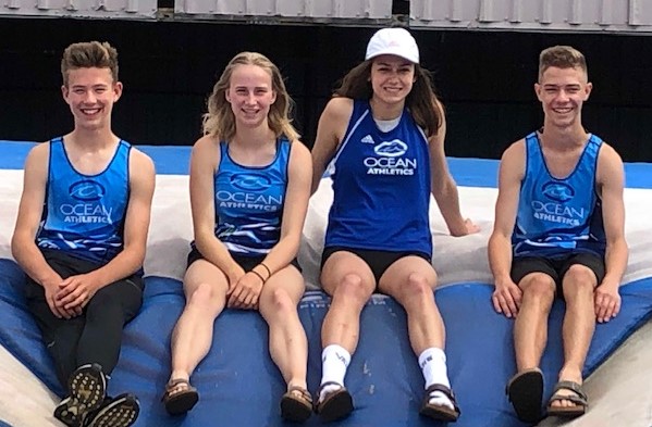 Ocean Athletics - Pole Vaulters soar to new heights