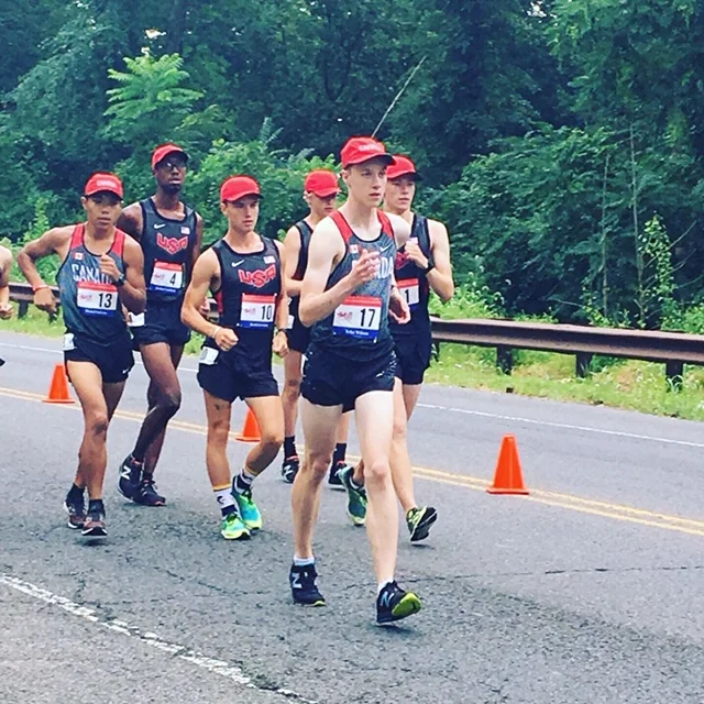 Tyler Wilson - Gold at CAN - USA Racewalk dual meet