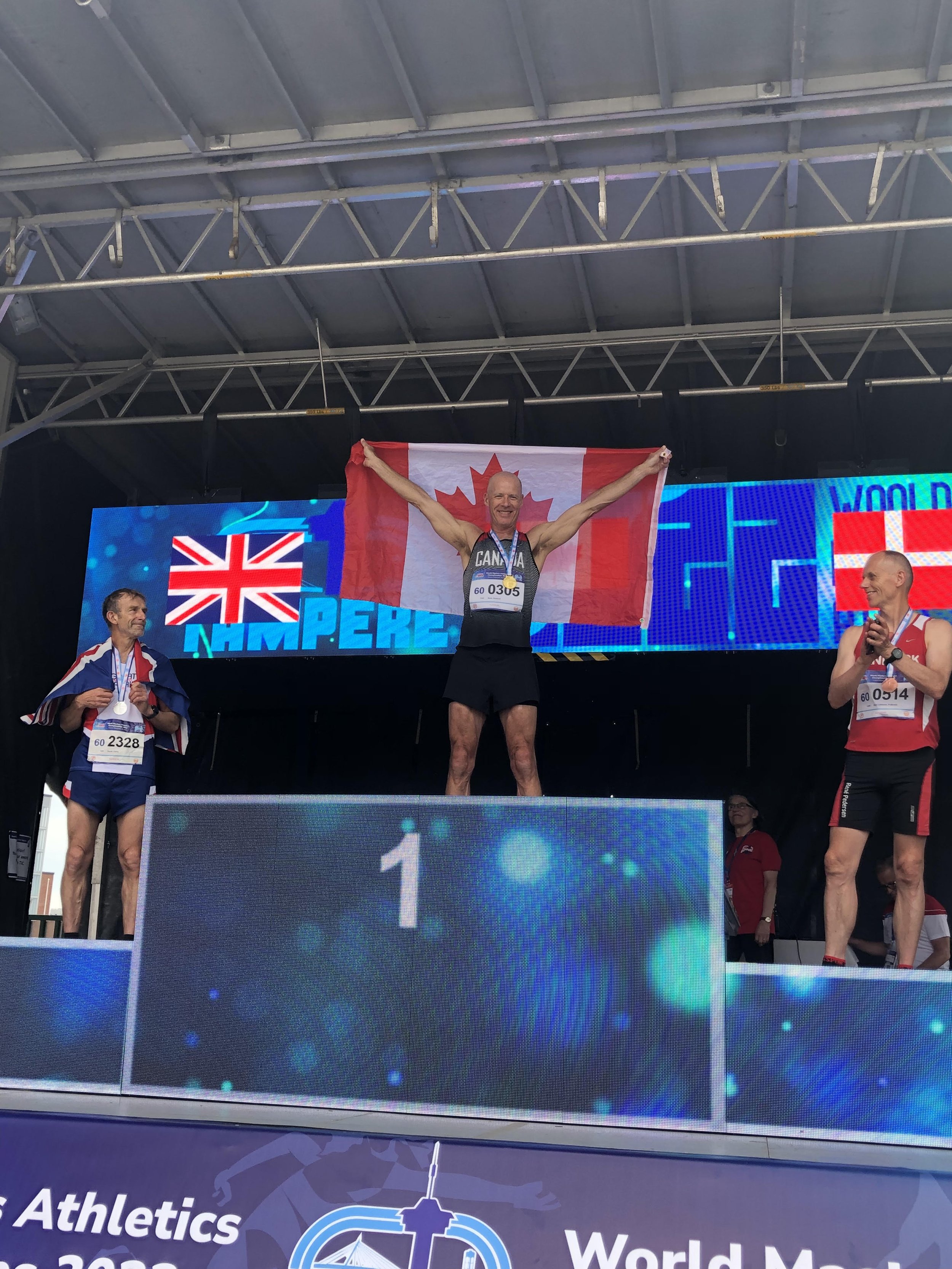 Mark Pinckard claims Gold and Bronze in the 800m and 1500m respectively.