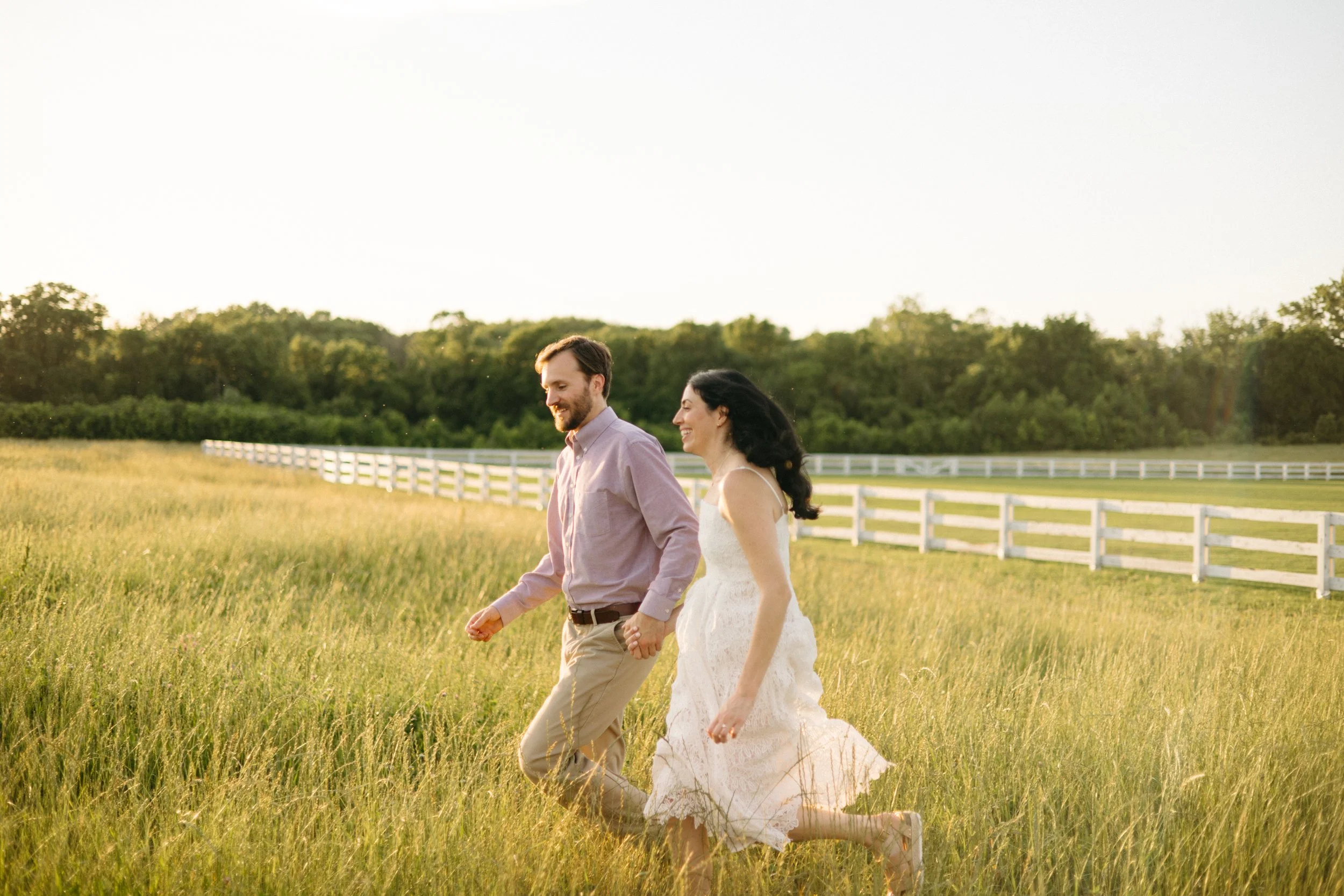 The Park at Harlinsdale Farm engagement photo
