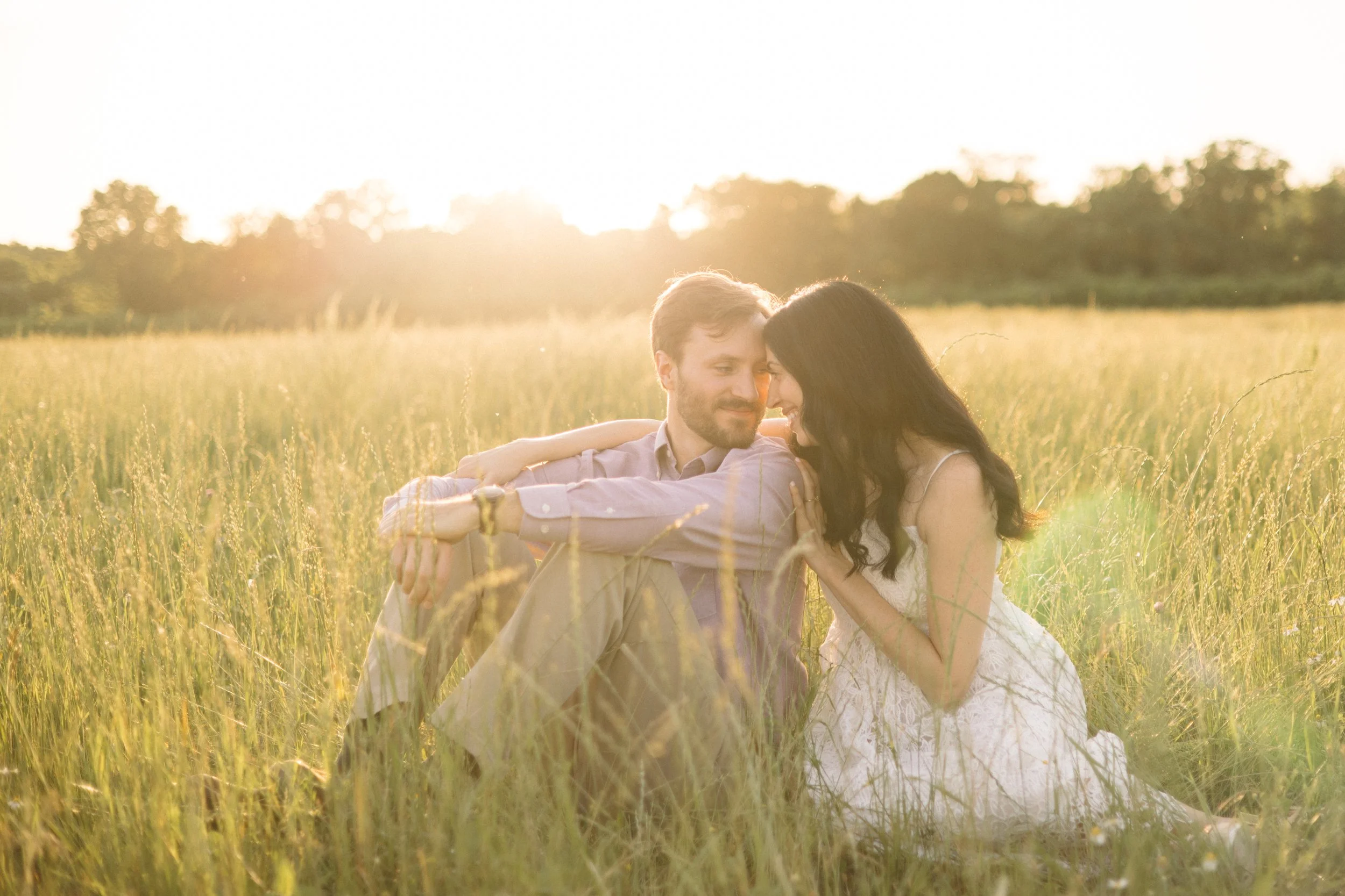 The Park at Harlinsdale Farm engagement photo