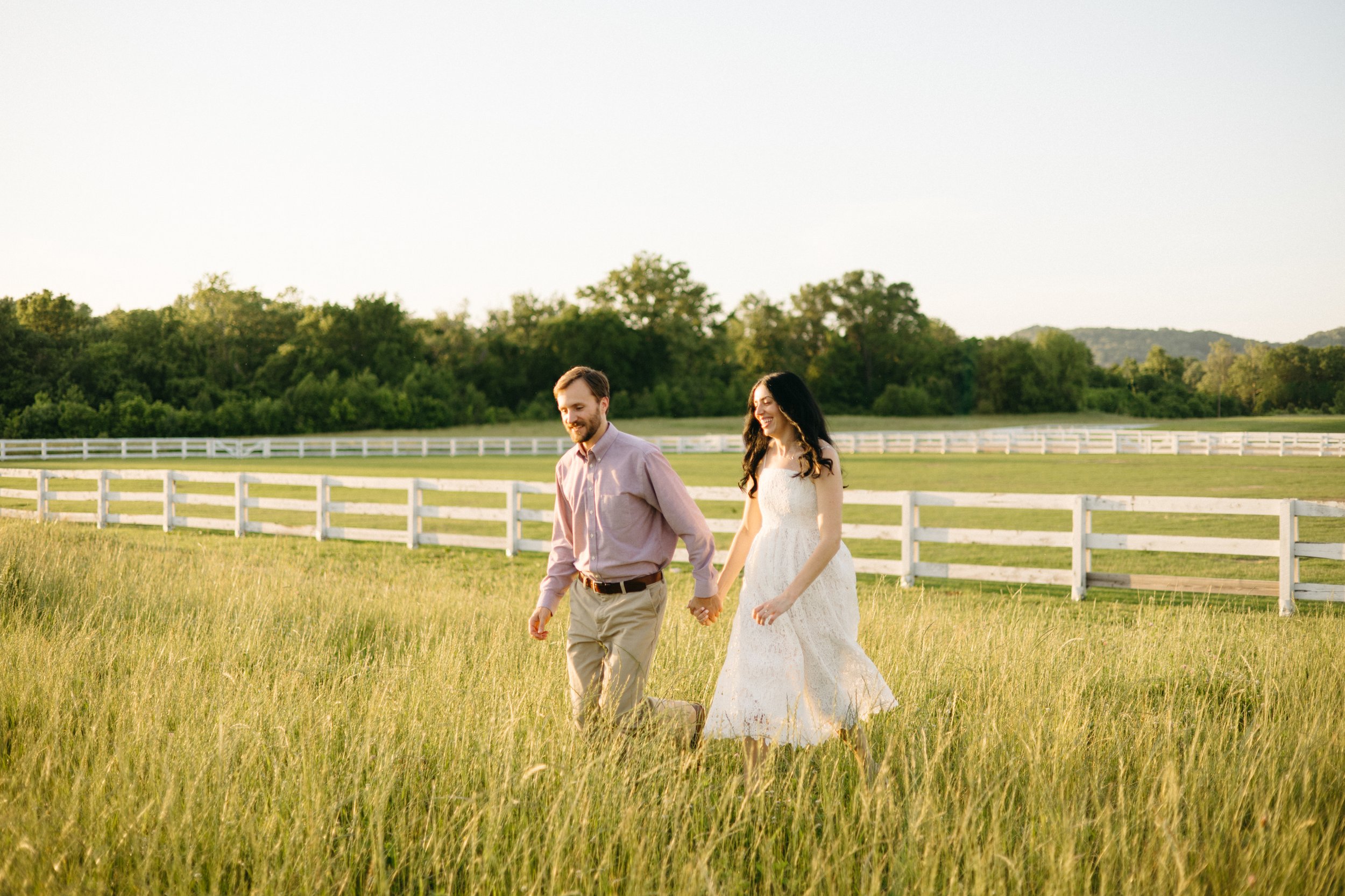 The Park at Harlinsdale Farm engagement photo