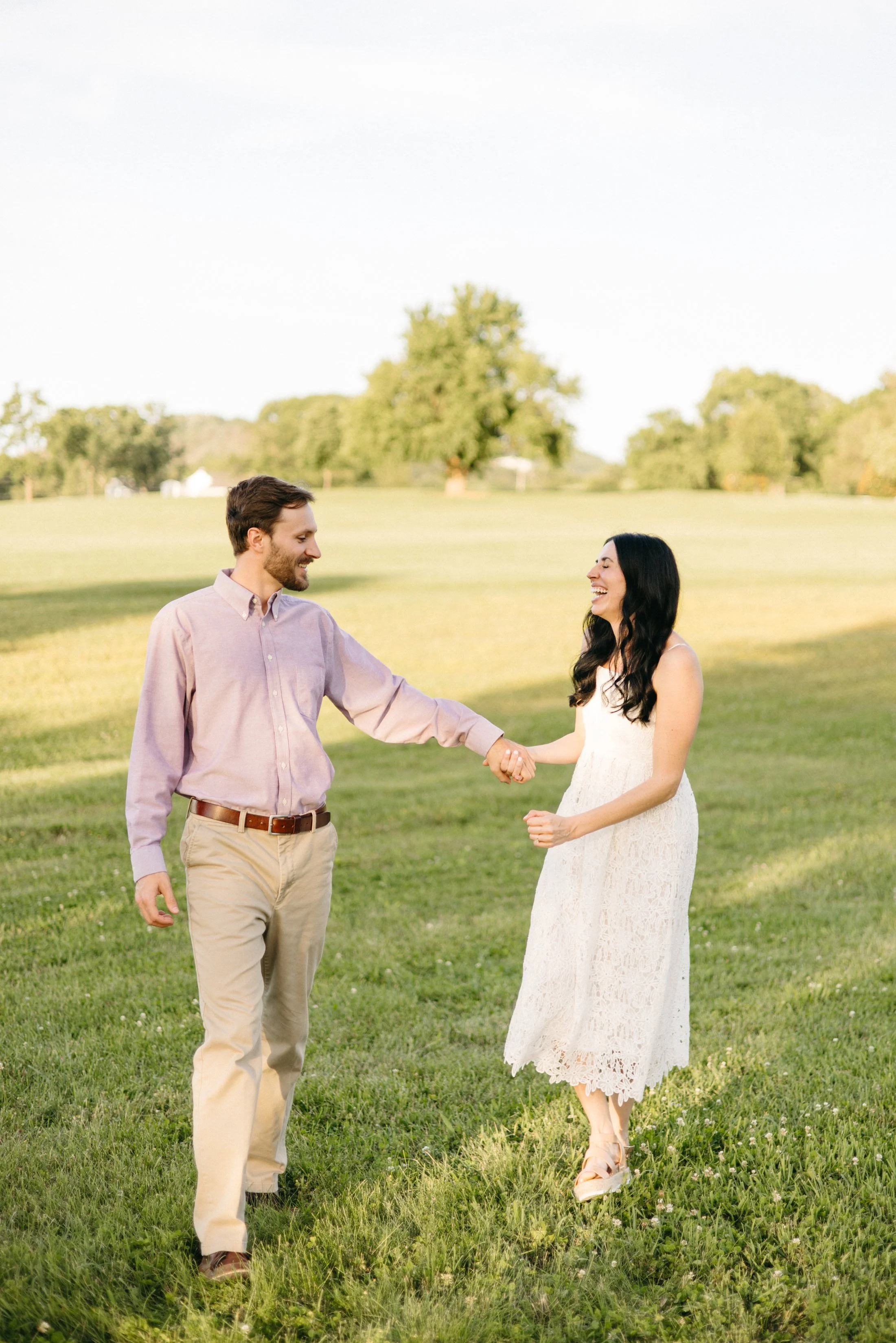 The Park at Harlinsdale Farm engagement photo