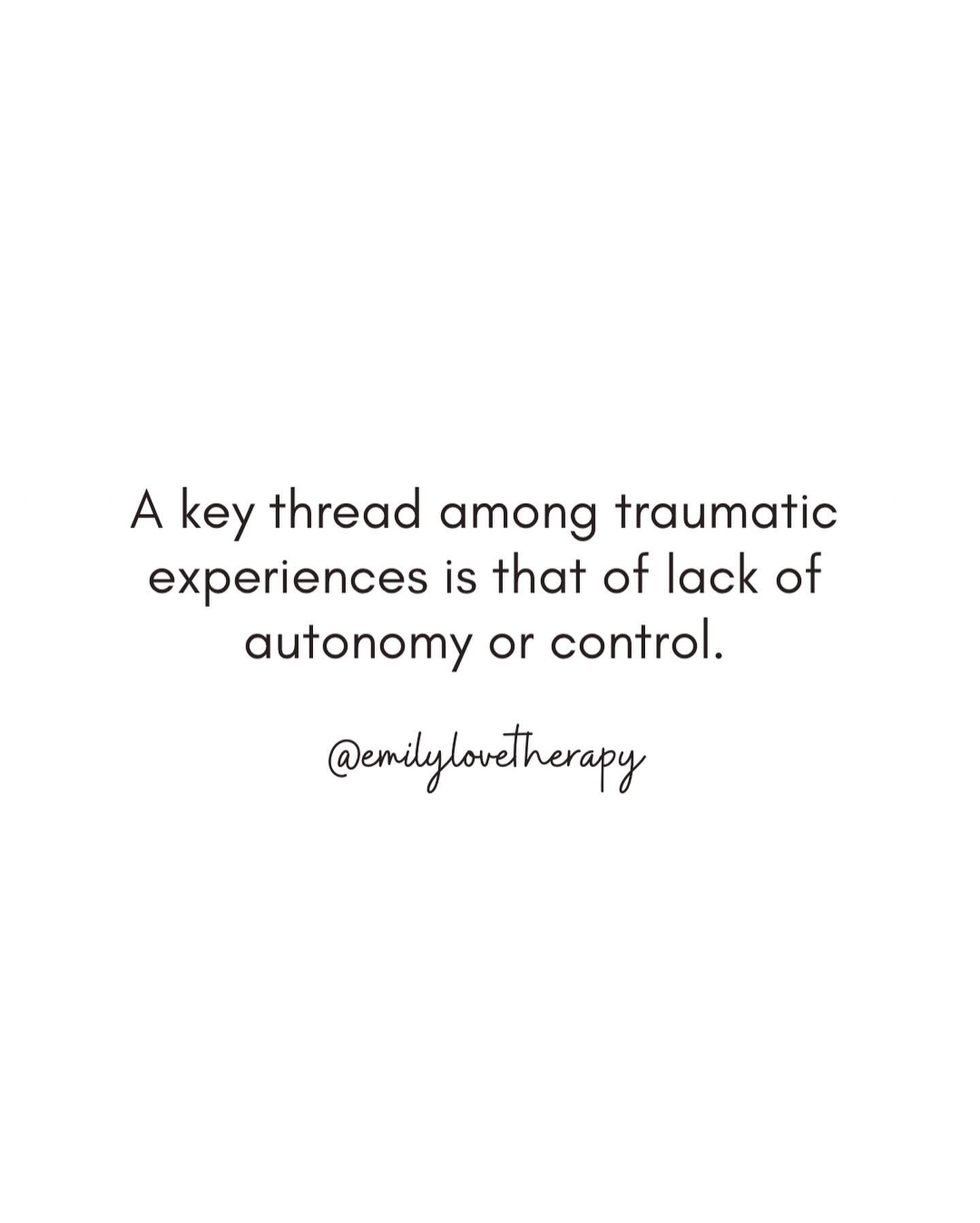 A few thoughts on trauma&hellip;
.
.
.
#trauma #traumatherapy #traumatherapist #empower #ocd #perfectionism #ptsd #cptsd #eatingdisorderrecovery #posttraumaticgrowth