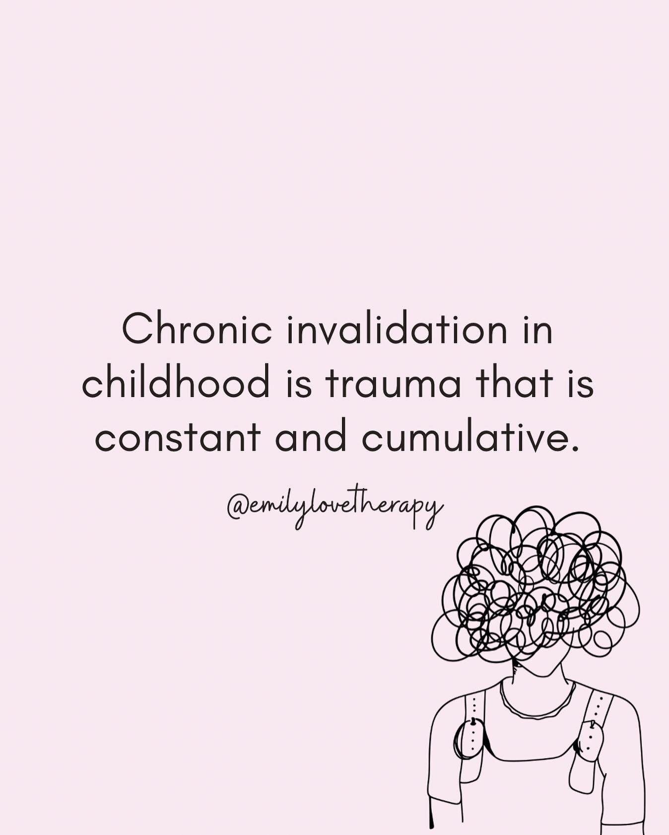 You may have attachment trauma if you had a parent who failed to attune to your emotional experience or to who you are. #trauma #attachmenttrauma #therapyforwomen