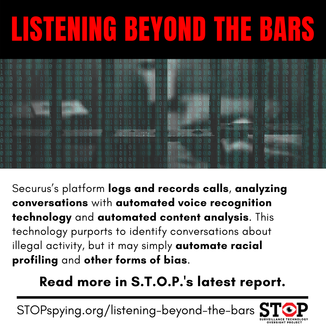 Listening Beyond The Bars — S.T.O.P. The Surveillance Technology