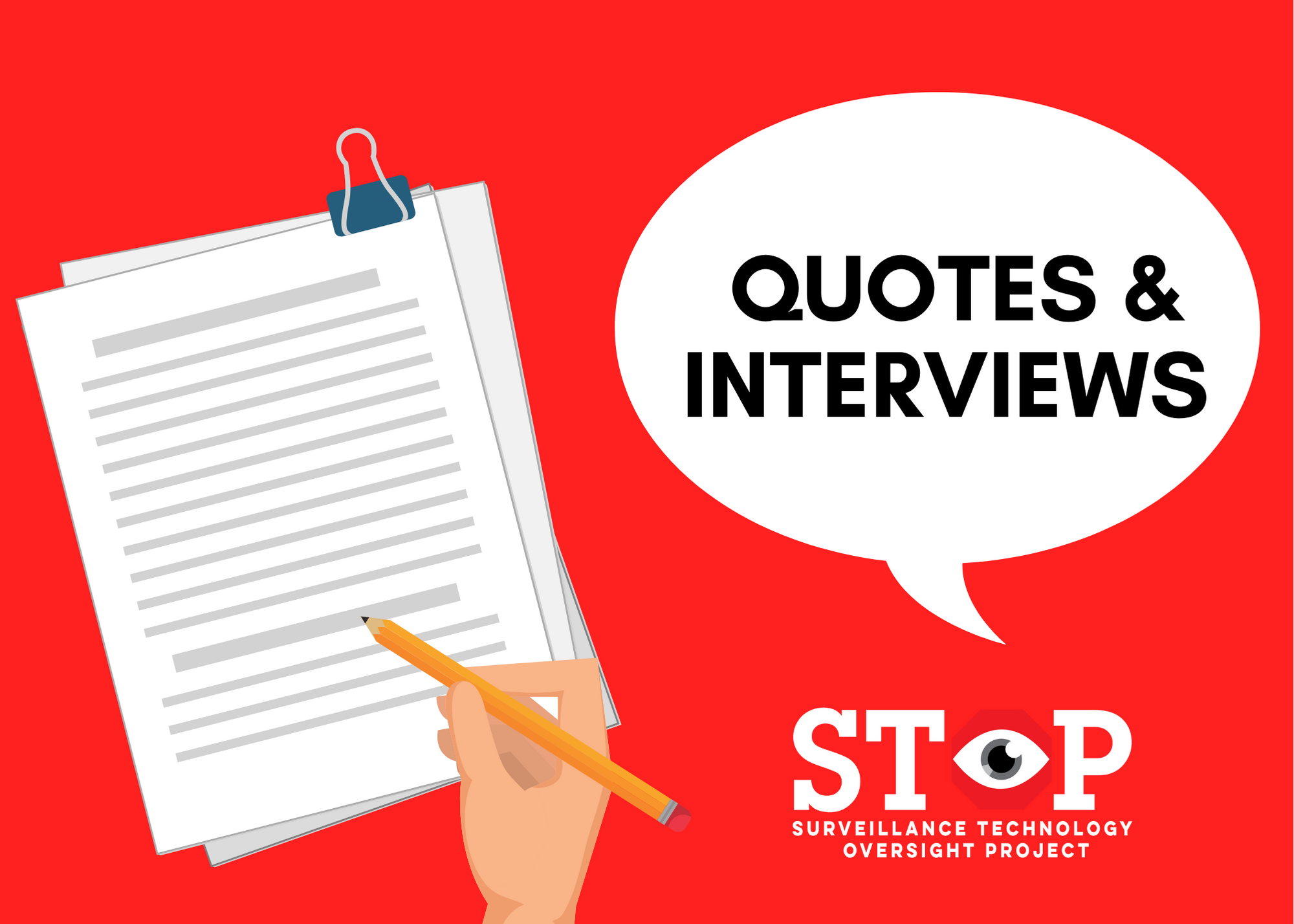 Interviews S T O P The Surveillance Technology Oversight Project
