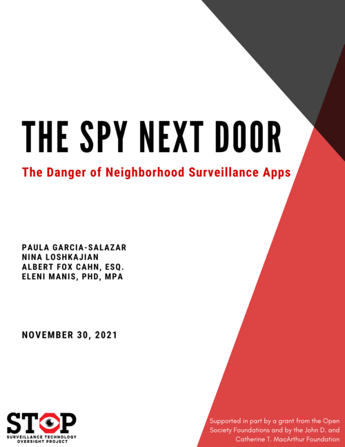 The Spy Next Door: The Danger of Neighborhood Surveillance Apps