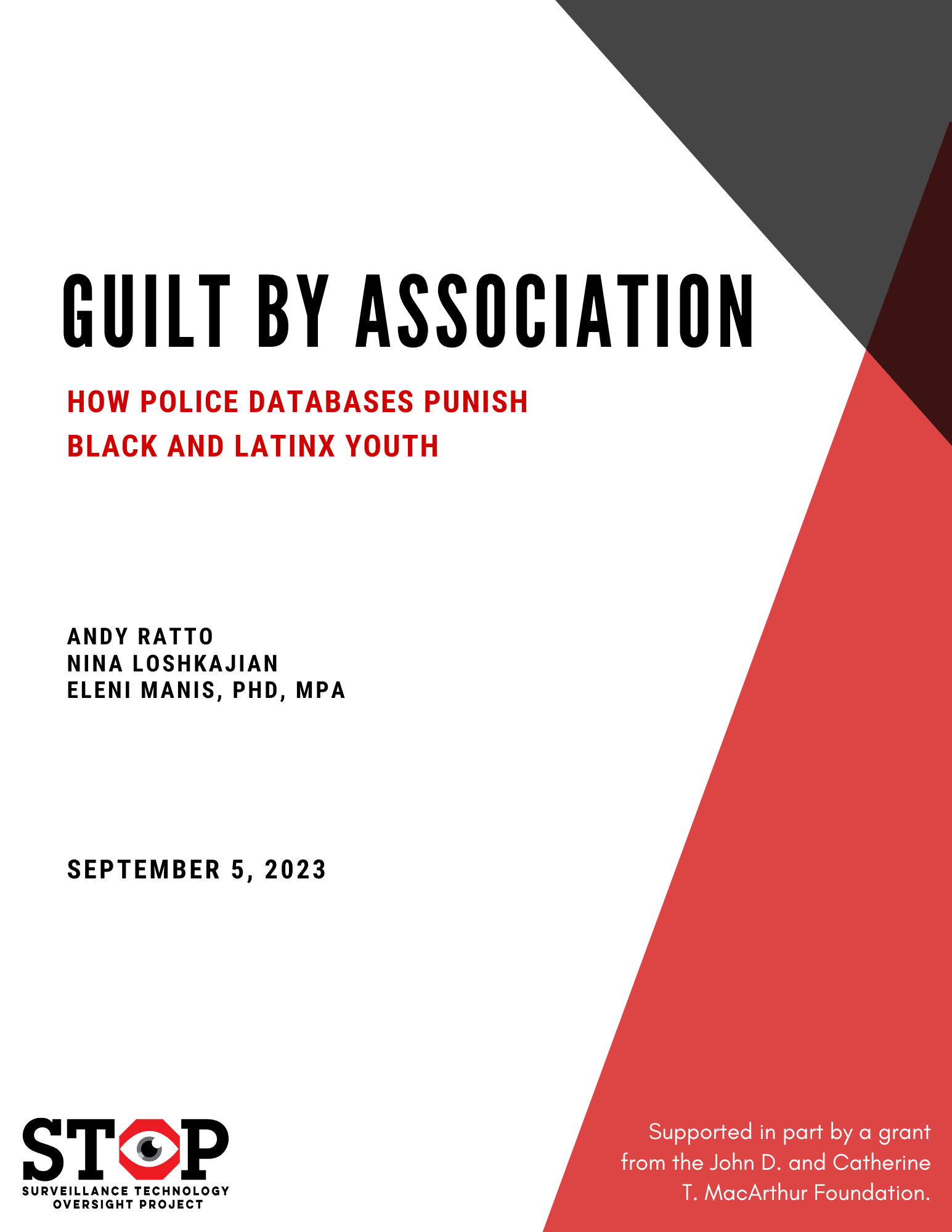 Guilt by Association: How Police Databases Punish Black and Latinx Youth