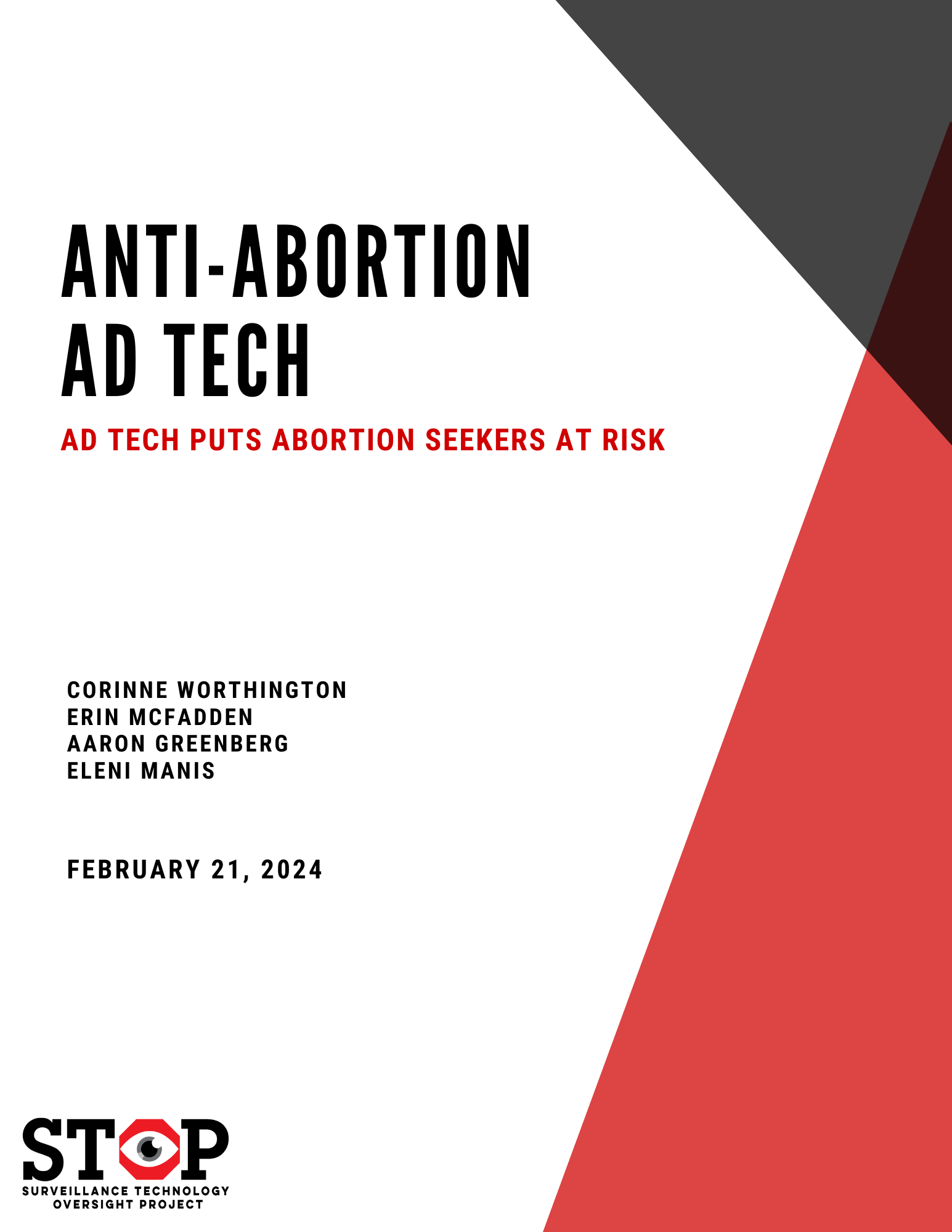 Anti-Abortion Ad Tech: Ad Tech Puts Abortion Seekers at Risk