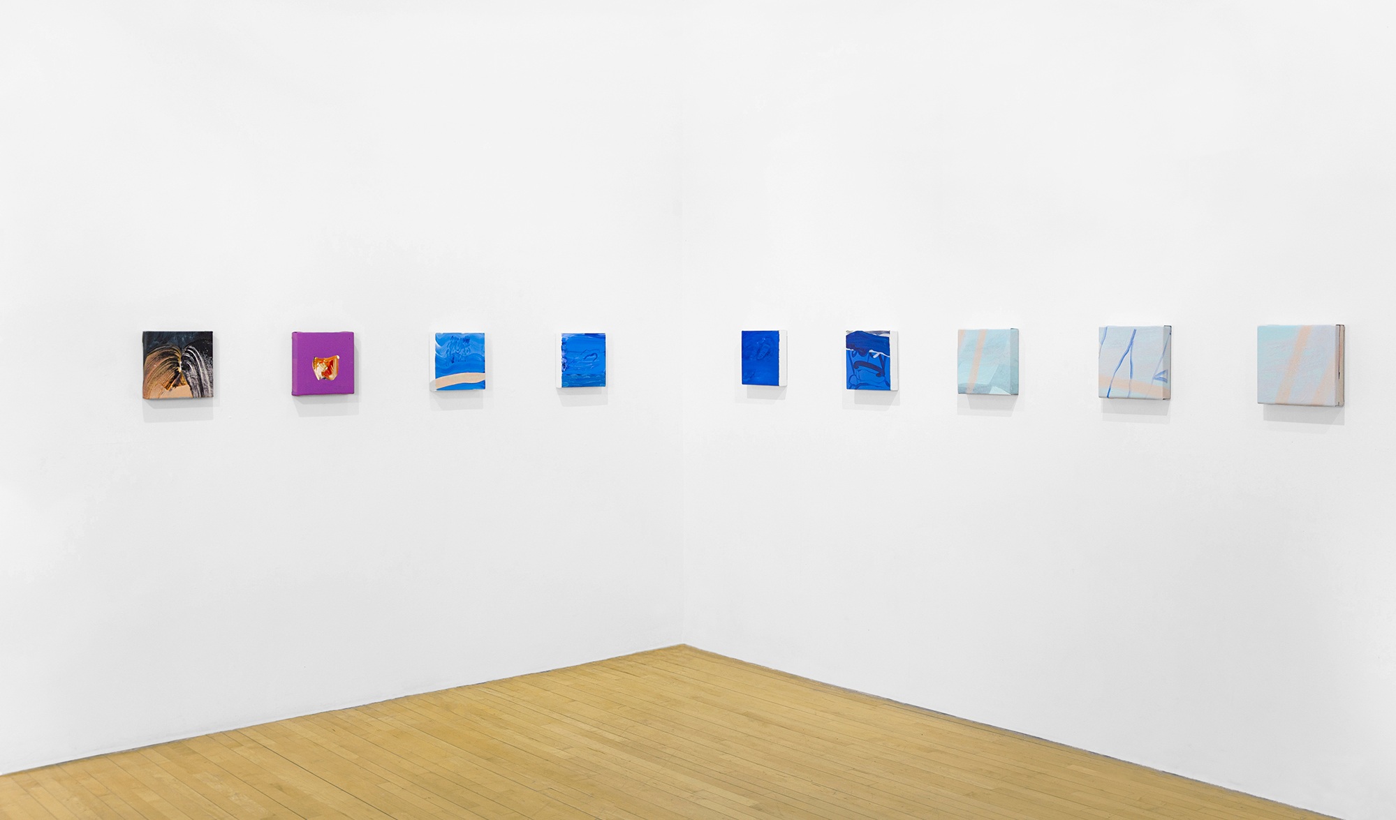 Installation of Reflections Series in You are Not Yourself , 2018. Tjaden Gallery, Ithaca, NY.