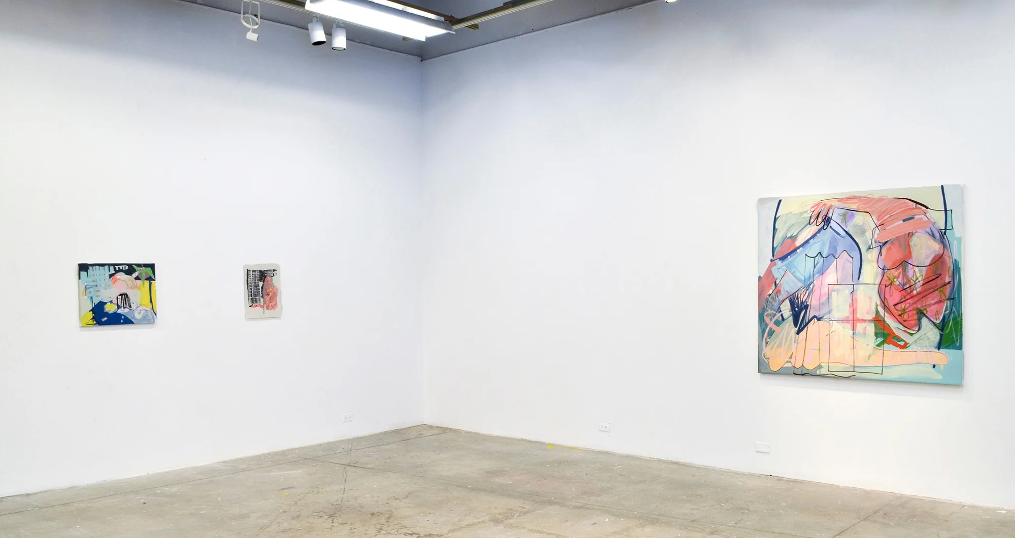 Installation of work created during VCU SSP, 2015. VCU Painting/Sculpture Galleries, Richmond, VA.