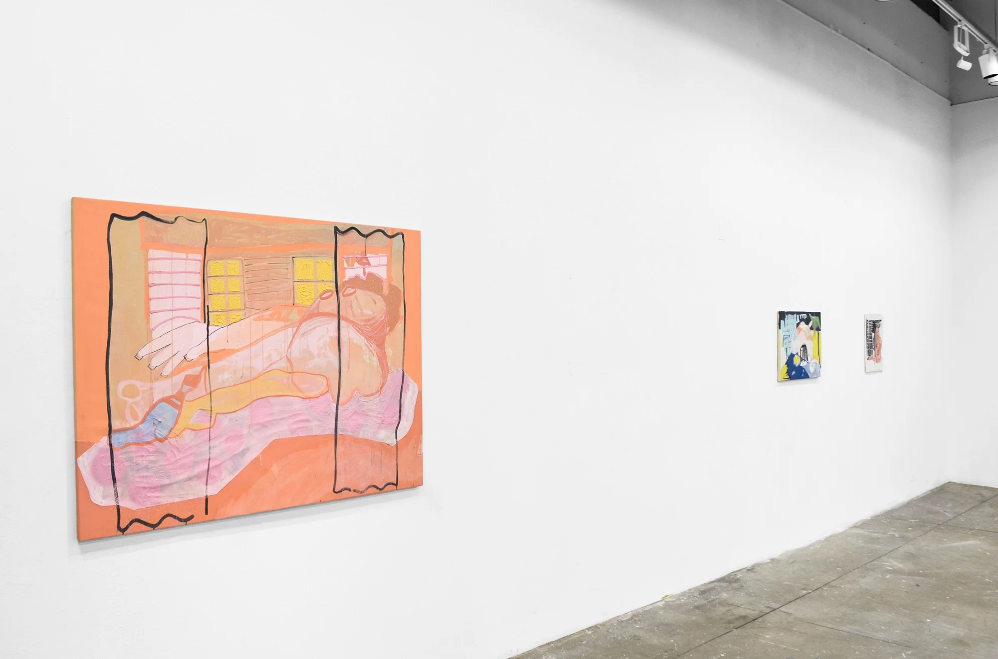 Installation of work created during VCU SSP, 2015. VCU Painting/Sculpture Galleries, Richmond, VA.