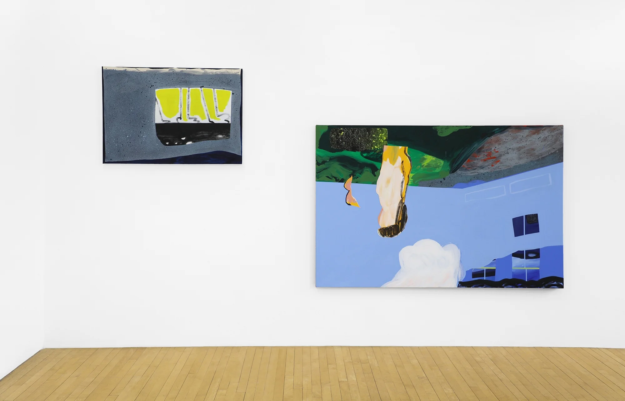 Installation of 20 Ways to Make a Painting , 2018. Experimental Gallery, Ithaca, NY.