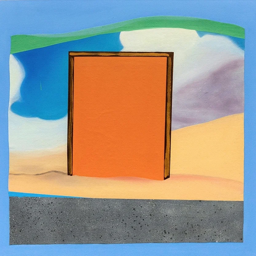 Velvet Vampire , 2018. Oil and acrylic on canvas, 40”x40”