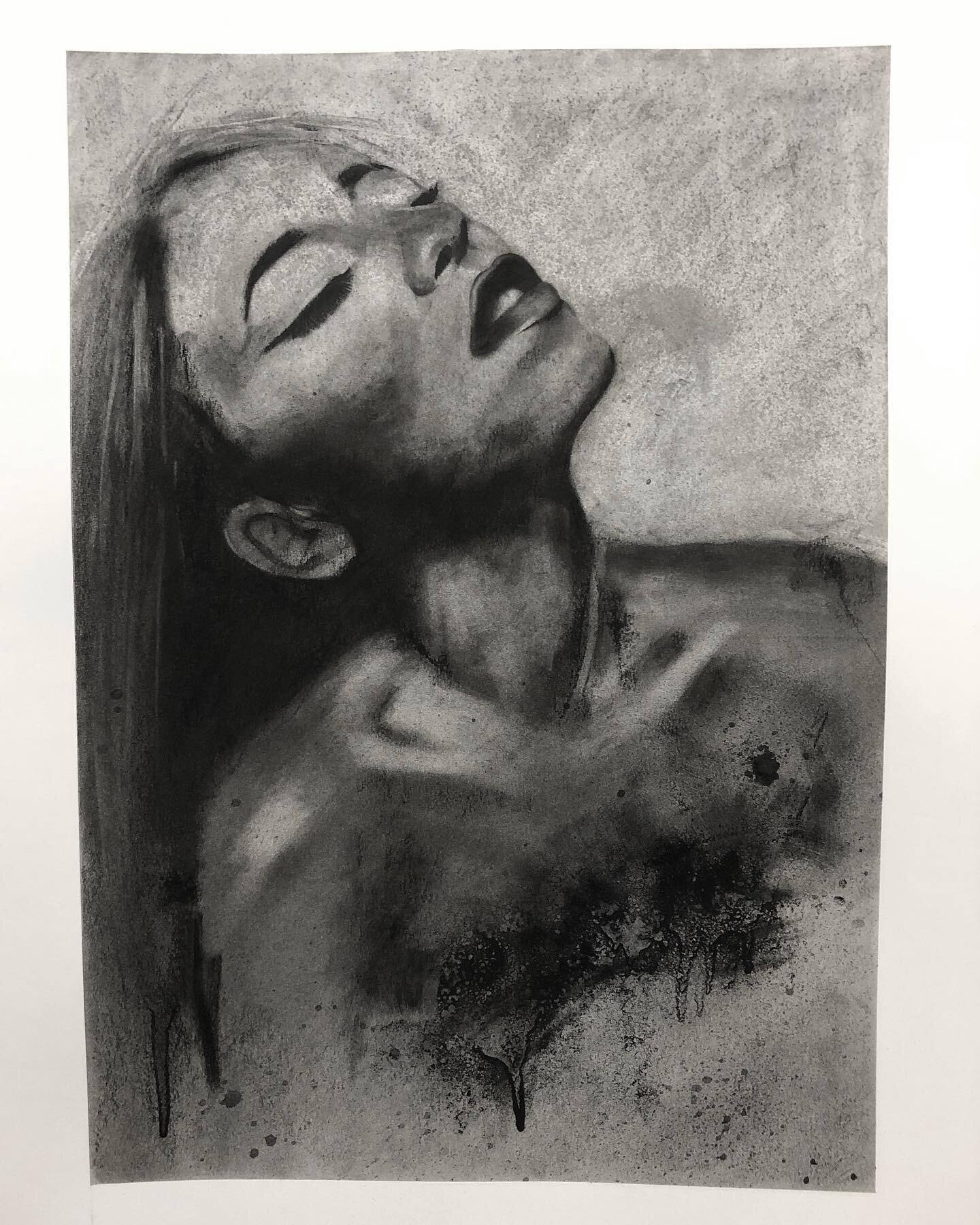 How right they are to adore you. 
.
#art #artwork #artist #charcoal #portrait #charcoaldrawing #portraitdrawing #drawing #charcoalonpaper #sketch #figurativeartist #kc #kcmo #kansascity #kccrossroads #crossroadskc