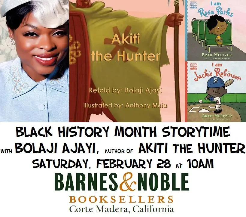 Black History Month Storytime with author Bolaji Ajayi