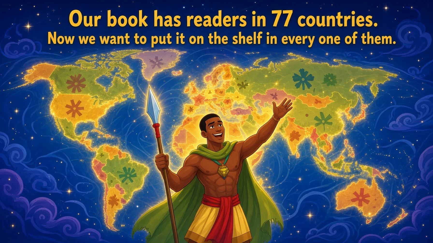 #77 Countries, One African Hero: Why We're Opening 77 Library Doors for Akiti the Hunter