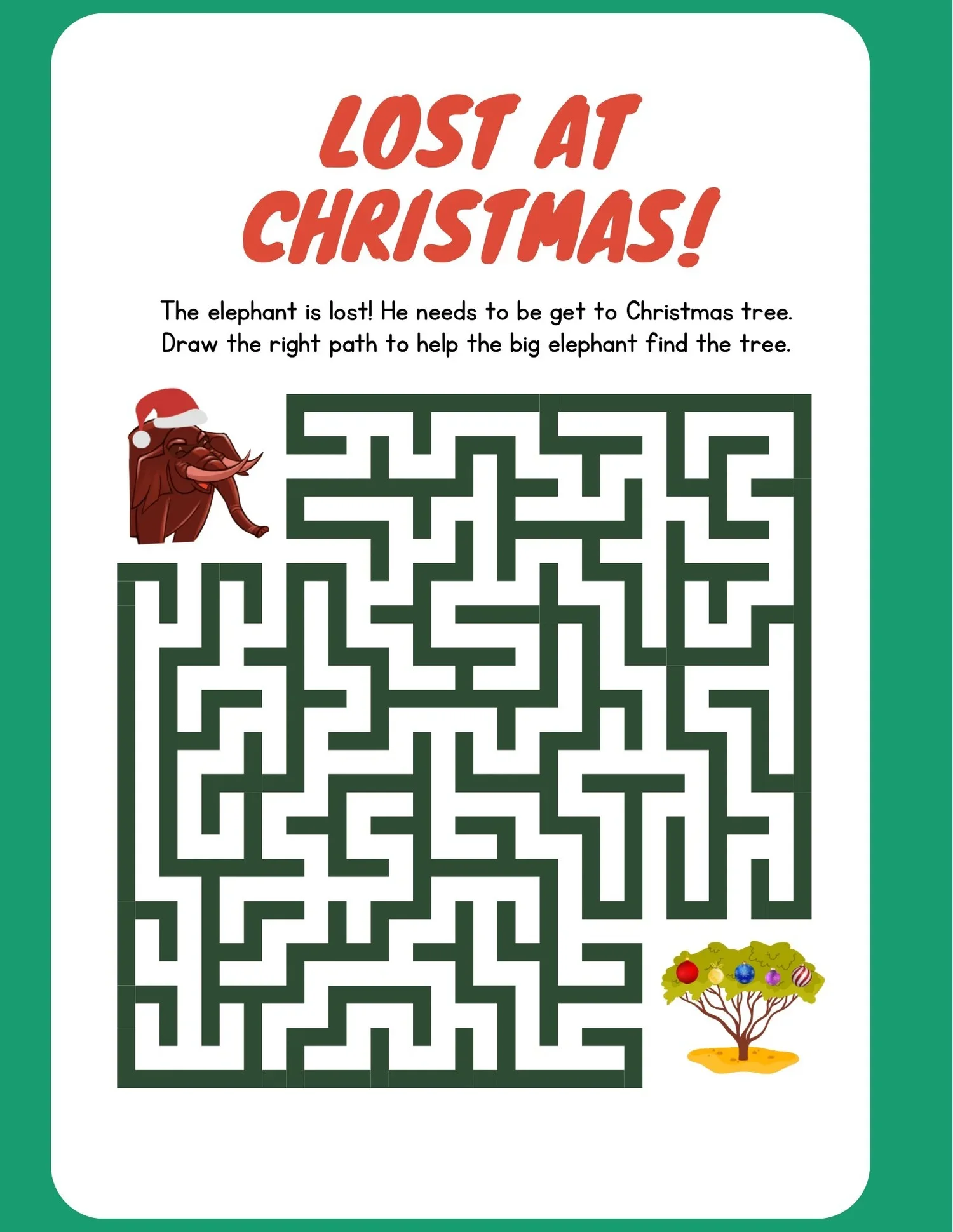 Activity Page 1 - Christmas Book.webp