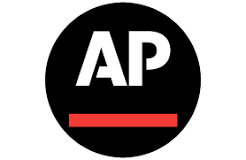 AP logo with black circle, white letters 'AP', and a red underline