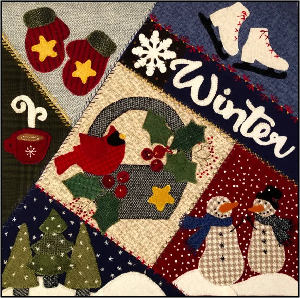CRAZY SEASONS MYSTERY BLOCK #9 WINTER