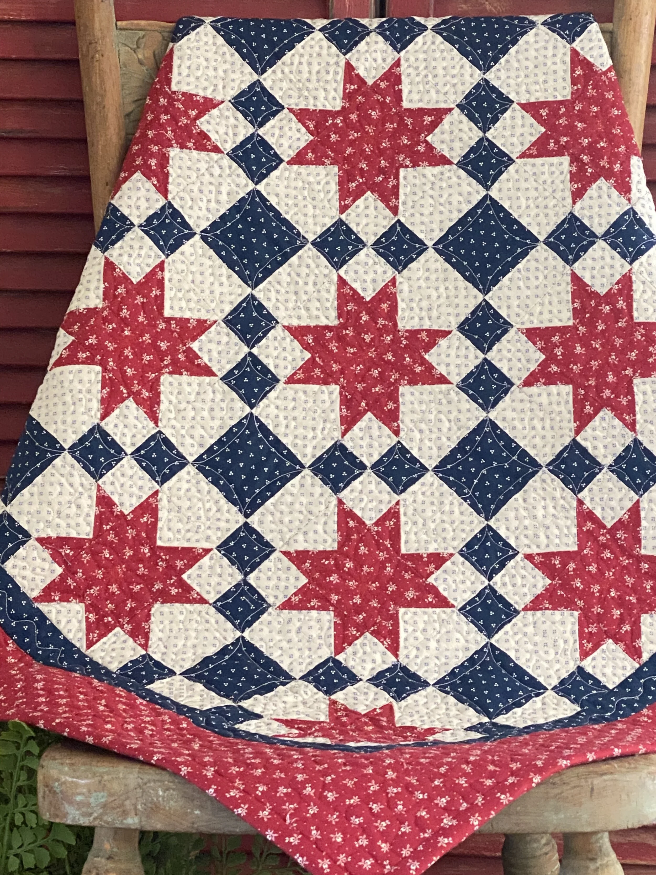   Liberty Stars Quilt Pattern  
