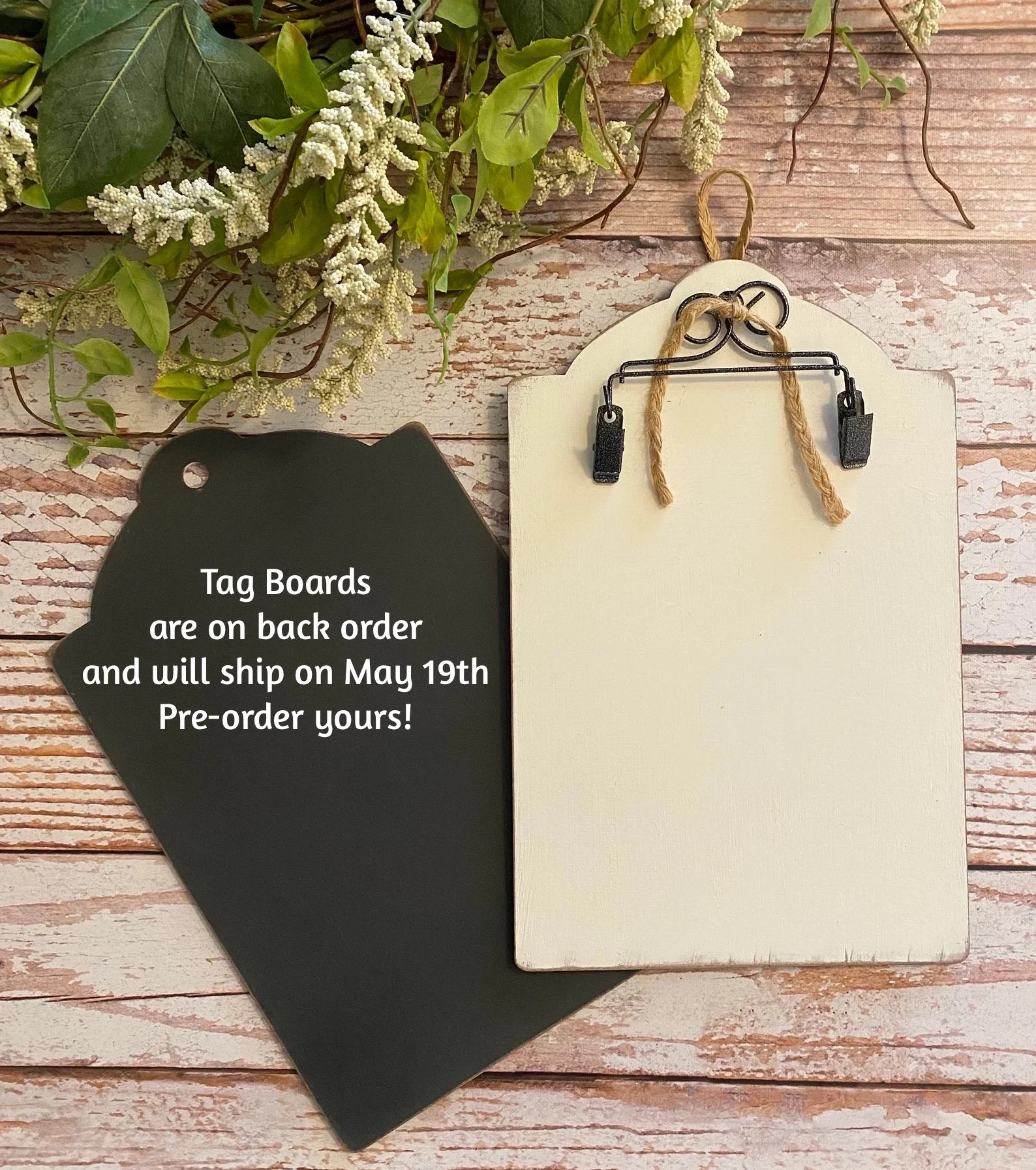 Double sided Tag Board