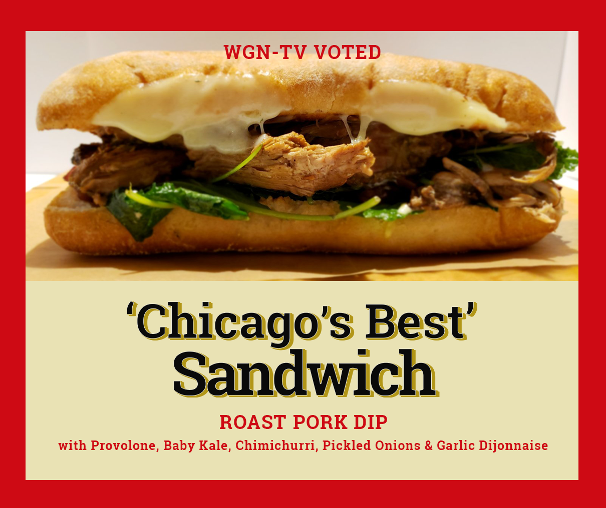 Chicago's best sandwich Sawmilly