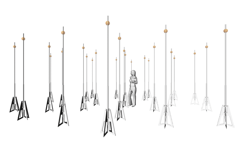 Image 4. Animated GIF perspective view through a random arrangement