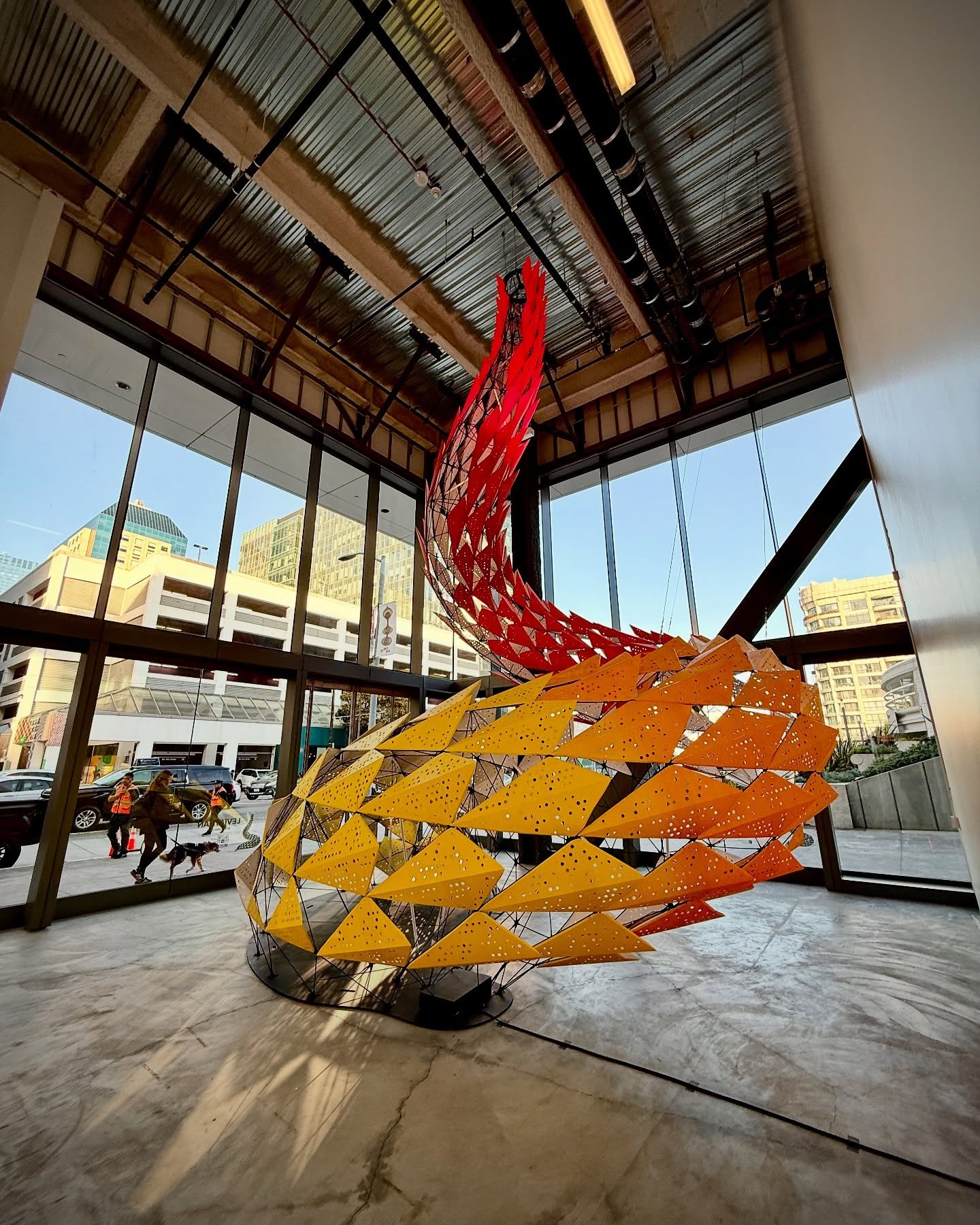 LEVIATHAN - our new installation at 250 3rd Street, SF, CA! A temporary illuminated urban activation through Nov 30. More info / link in bio. Artists: Jason Kelly Johnson &amp; Nataly Gattegno, Futureforms. Special thanks to our studio team Brian, Ch