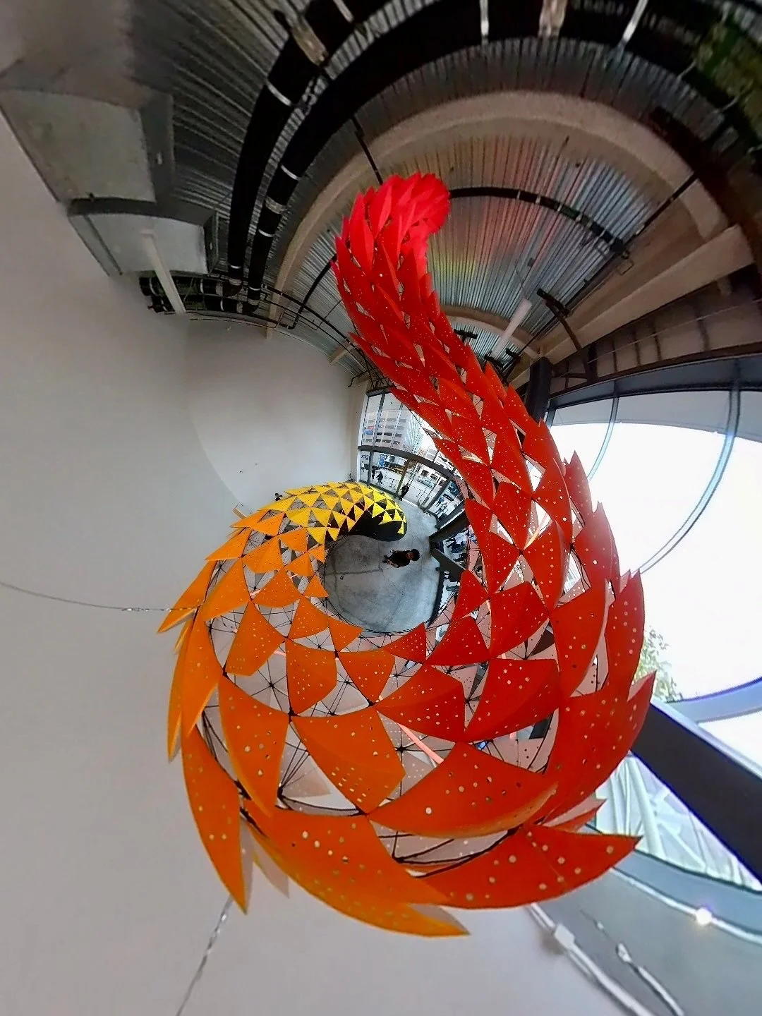 Cool images of our LEVIATHAN installation at 250 3rd Street, SF, CA. A temporary illuminated urban activation through Nov 30. More info / link in bio. Image 3 is Jason with the amazing CCa Grad Architecture Chair Irene Cheng @chengstein2 Thanks @ferj