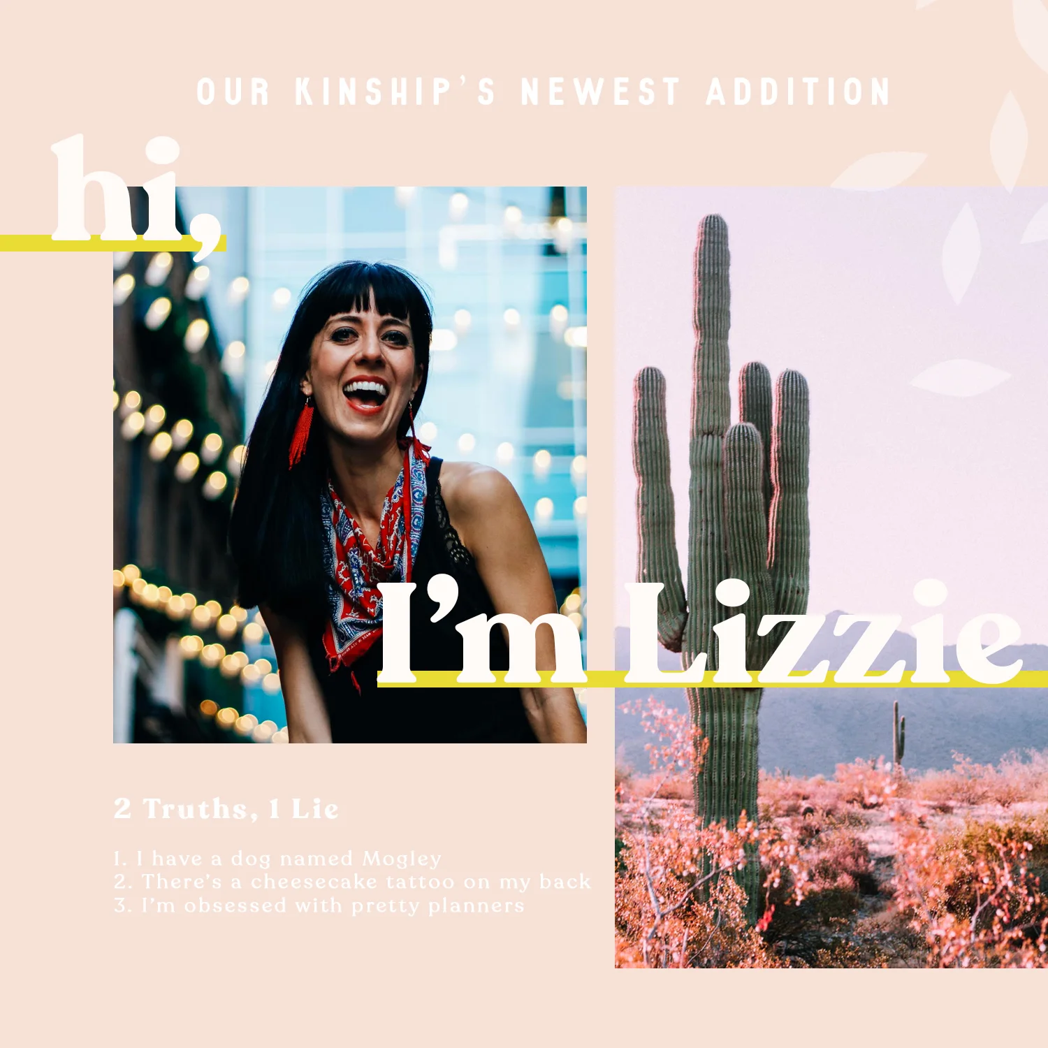 Instagram Post // 2 Truths & 1 Lie for New Hires