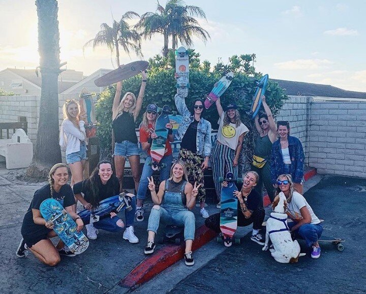 Join the ladies of @kateboards tonight at Swamis Beach at 6:30 for skating on the rail trail followed by beers at our Encinitas location 🛹 🍻 CHEERS!