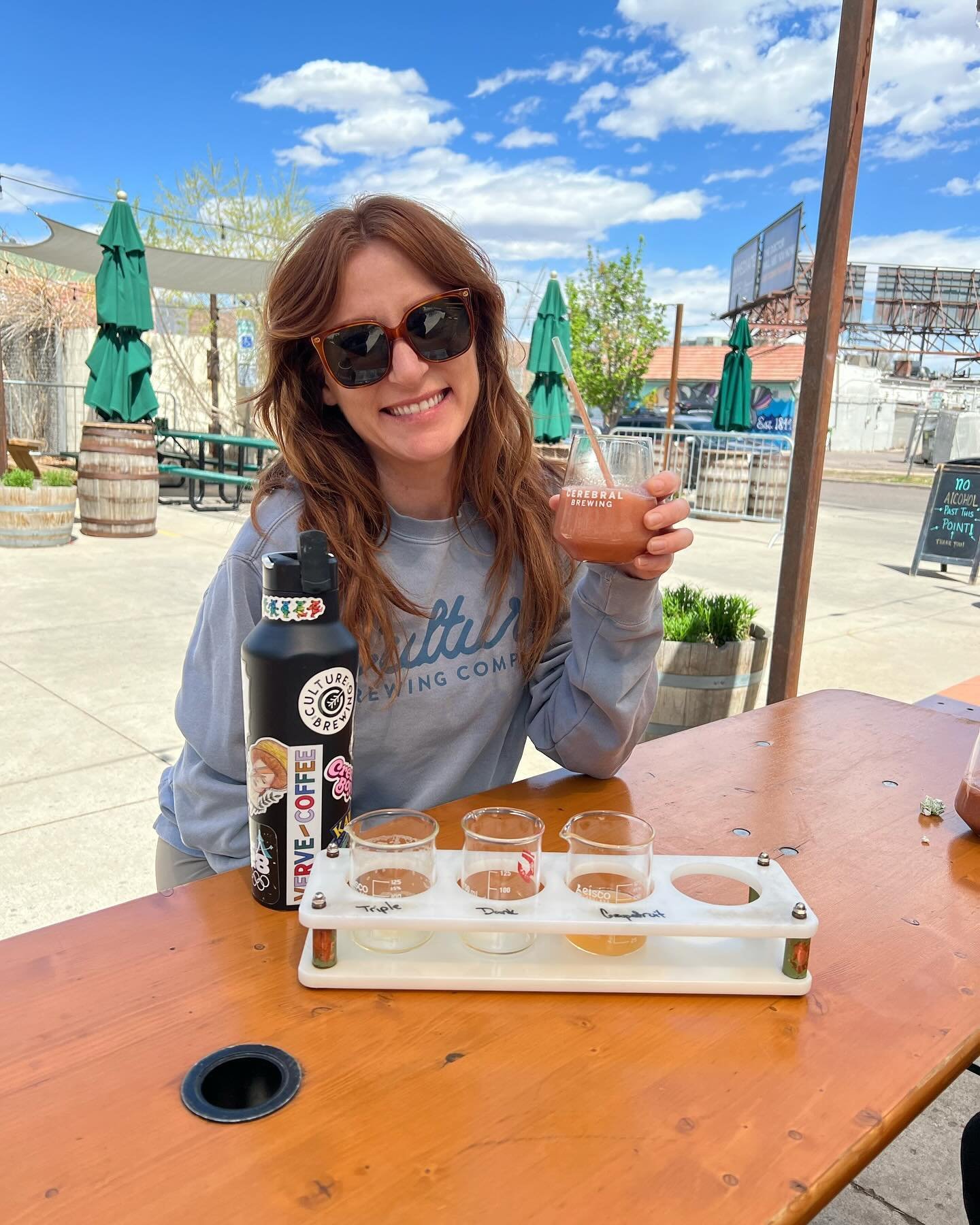 We love visiting other breweries while on vacation, especially when in Denver.  Thanks @cerebralbrewing for the hospitality and we sure hope our girl Kelly is having a blast in the Mile High City!! 🍻🤙