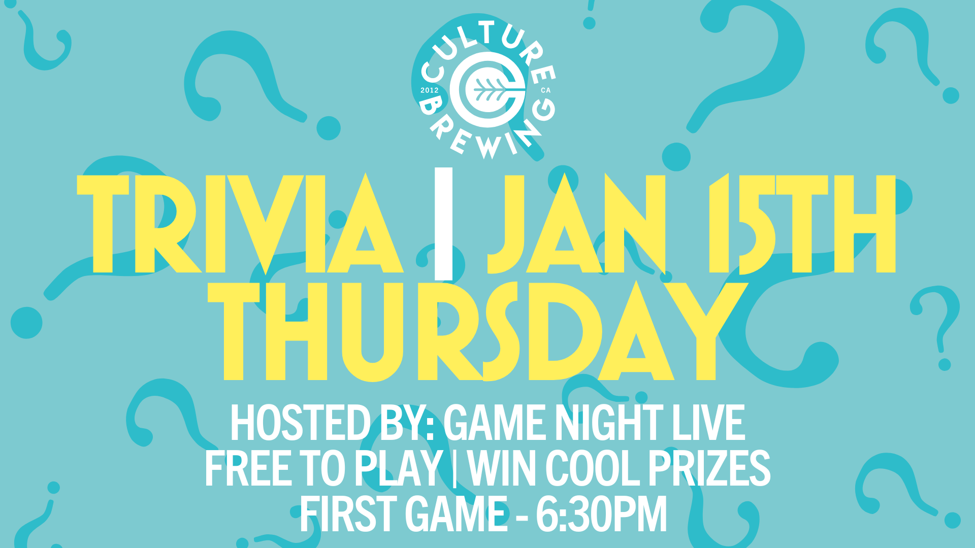 Trivia Night W/ Game Night Live! 