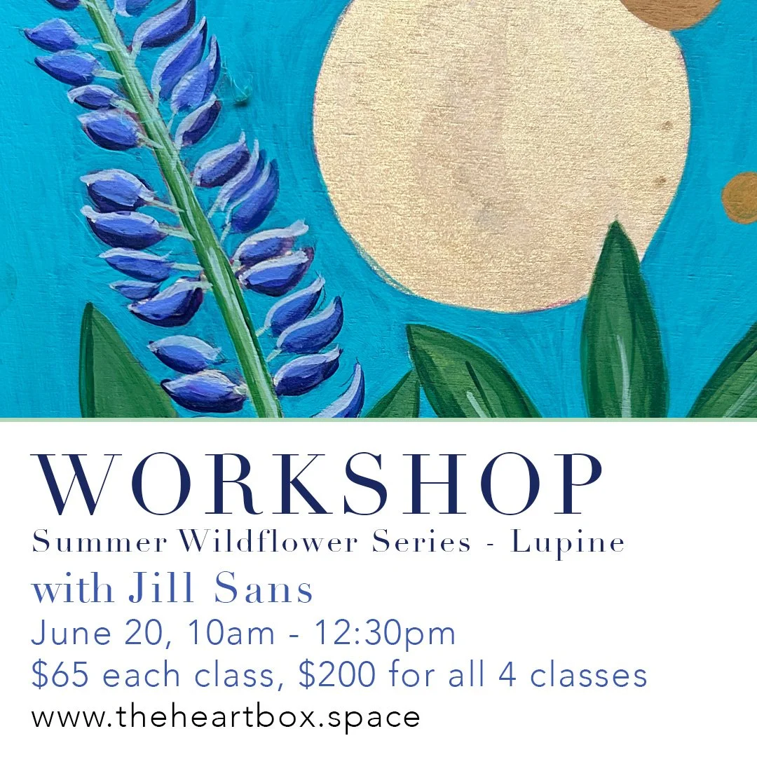 Summer Wildflower Painting Series - June | Lupine