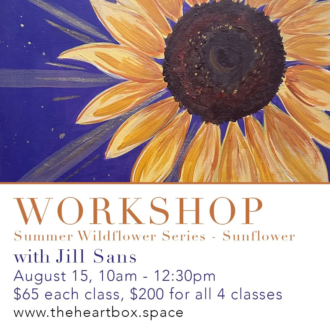 Summer Wildflower Painting Series - August | Sunflower